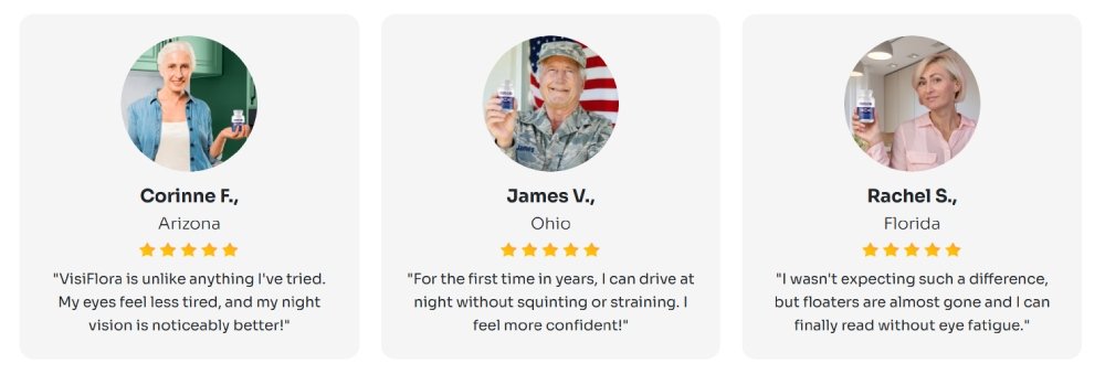 VisiFlora real results eye support